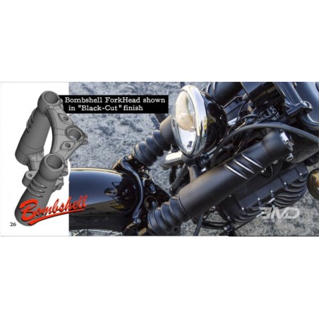 Tête de fourche EMD Bombshell pour tubes de 39mm